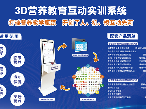 璞泰健康3D营养教学互动实训系统：引领营养教育新时代